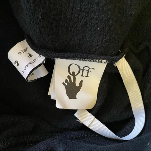 Off-White- Marker Slim Hoodie Sz XXL 👉Like Sz XL👈